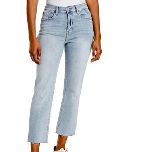 KENSIE Jeans High Waist Slim Vintage Luxe Raw Hem Jeans
